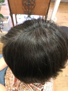 ノンジアミンカラー実例 市販のトリートメントカラー で髪が真っ黒になった くせ毛を生かしたヘアスタイル 縮毛矯正 髪質改善に特化したさいたま市南浦和 浦和にある美容院